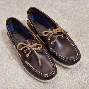 Sperry Women's Dark Brown Boat Shoes 9.5